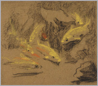 KT 1383
<br/>
Vissen
<br/>
<em>Dijsselhof, Gerrit Willem (1866-1924)</em>